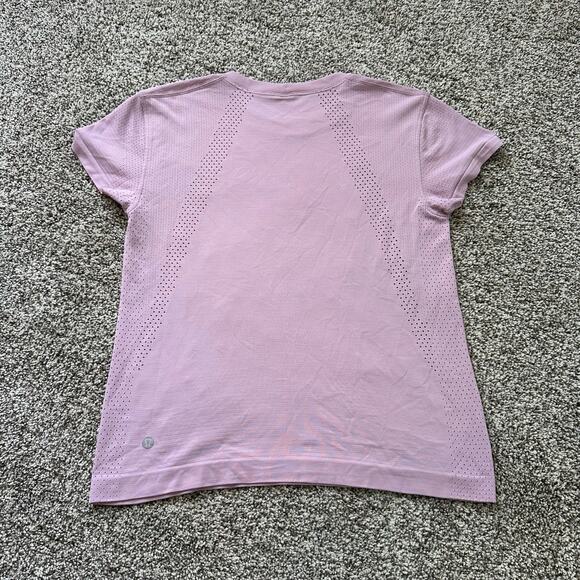 Lululemon Swiftly Tech light pink short-sleeve crewneck tee size 4 - Picture 6 of 11
